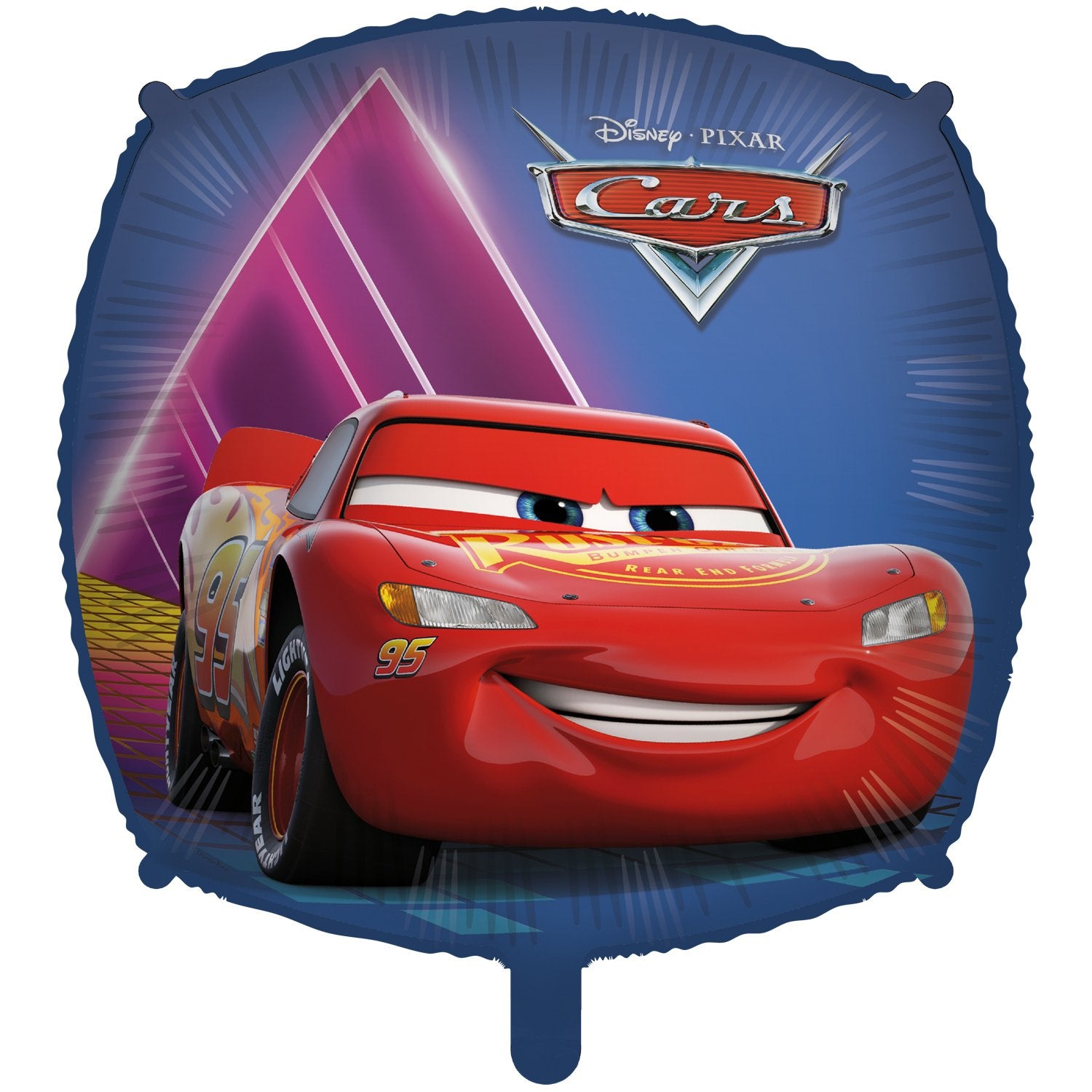 Ballon carré en aluminium Cars 46 cm