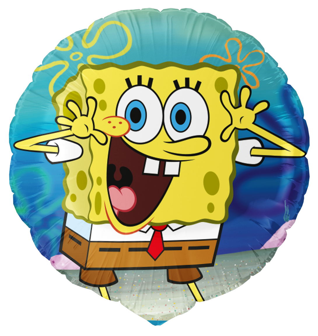 Globo Foil Bob Esponja Redondo 46 cm