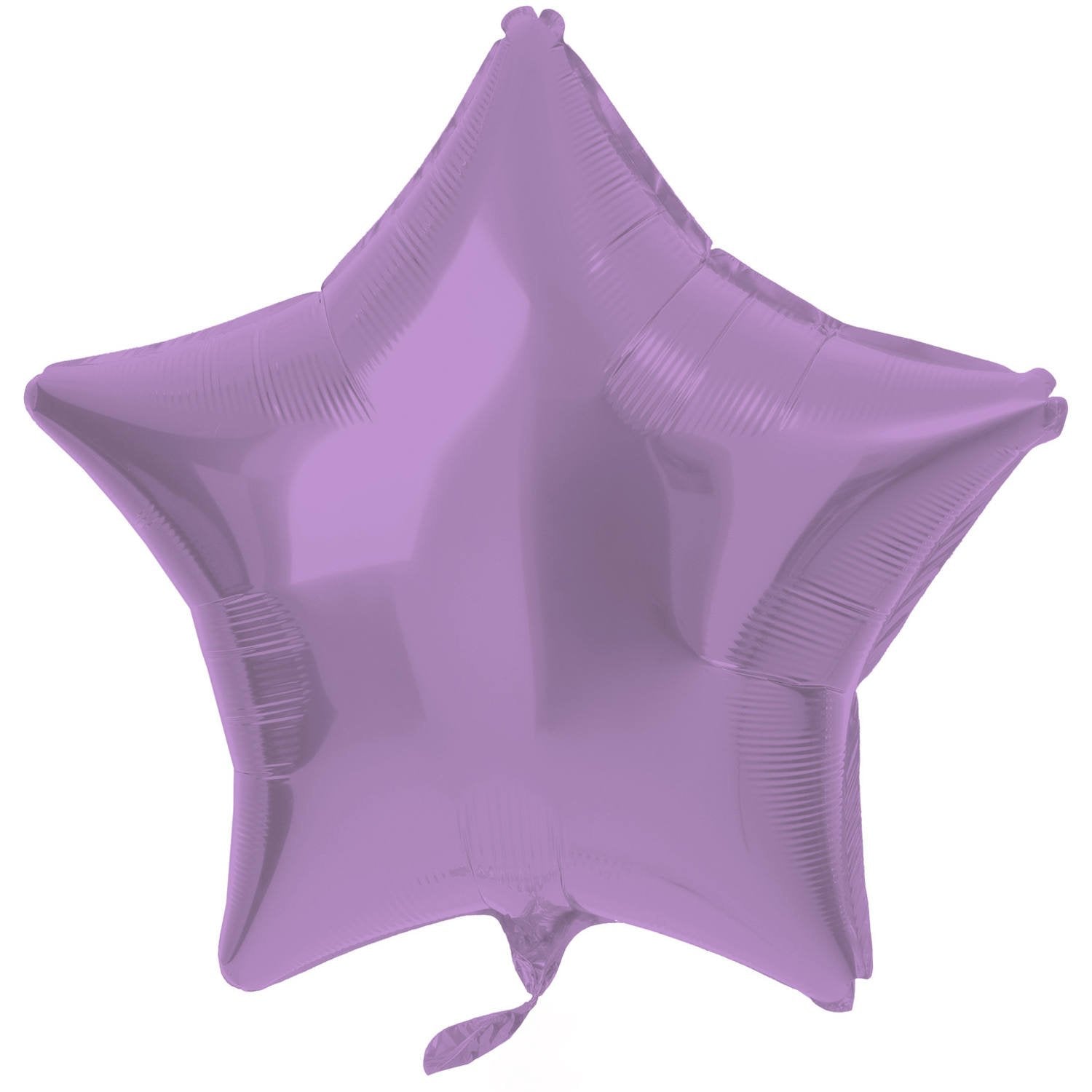 Ballon étoile en aluminium 48 cm lilas mat