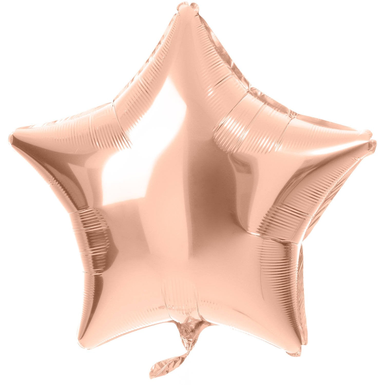 Ballon étoile en aluminium 48 cm or rose