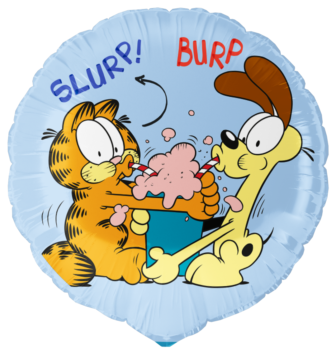 Globo Foil Garfield Redondo 46 cm
