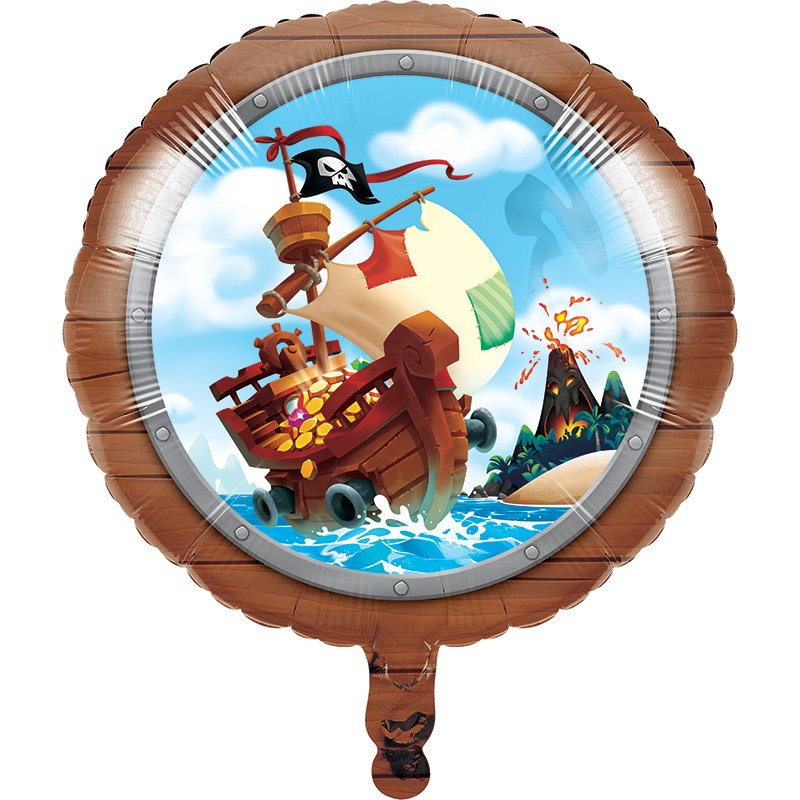 Festa dei pirati con palloncini in alluminio