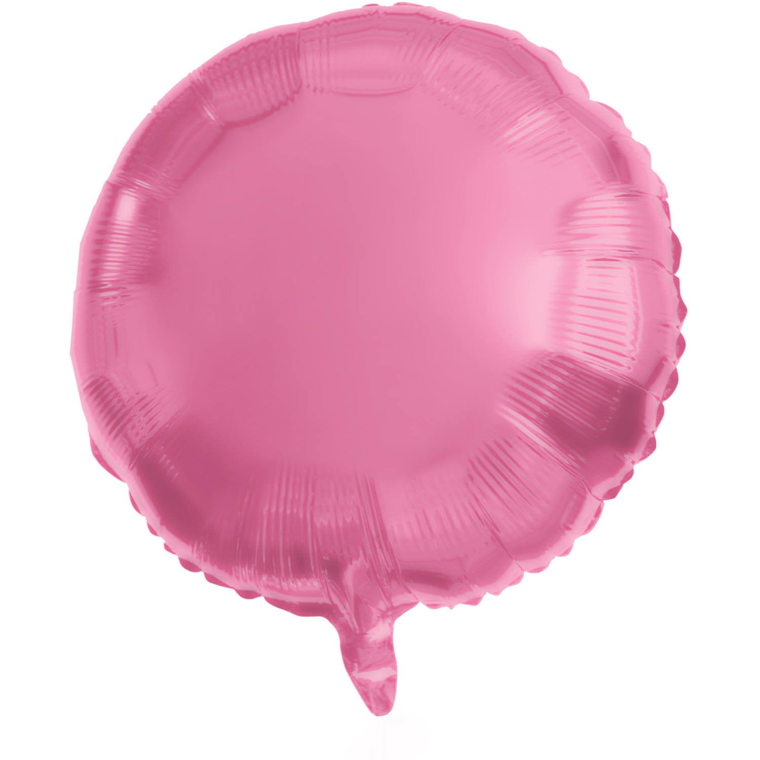 Palloncino rotondo in foil 45 cm rosa opaco