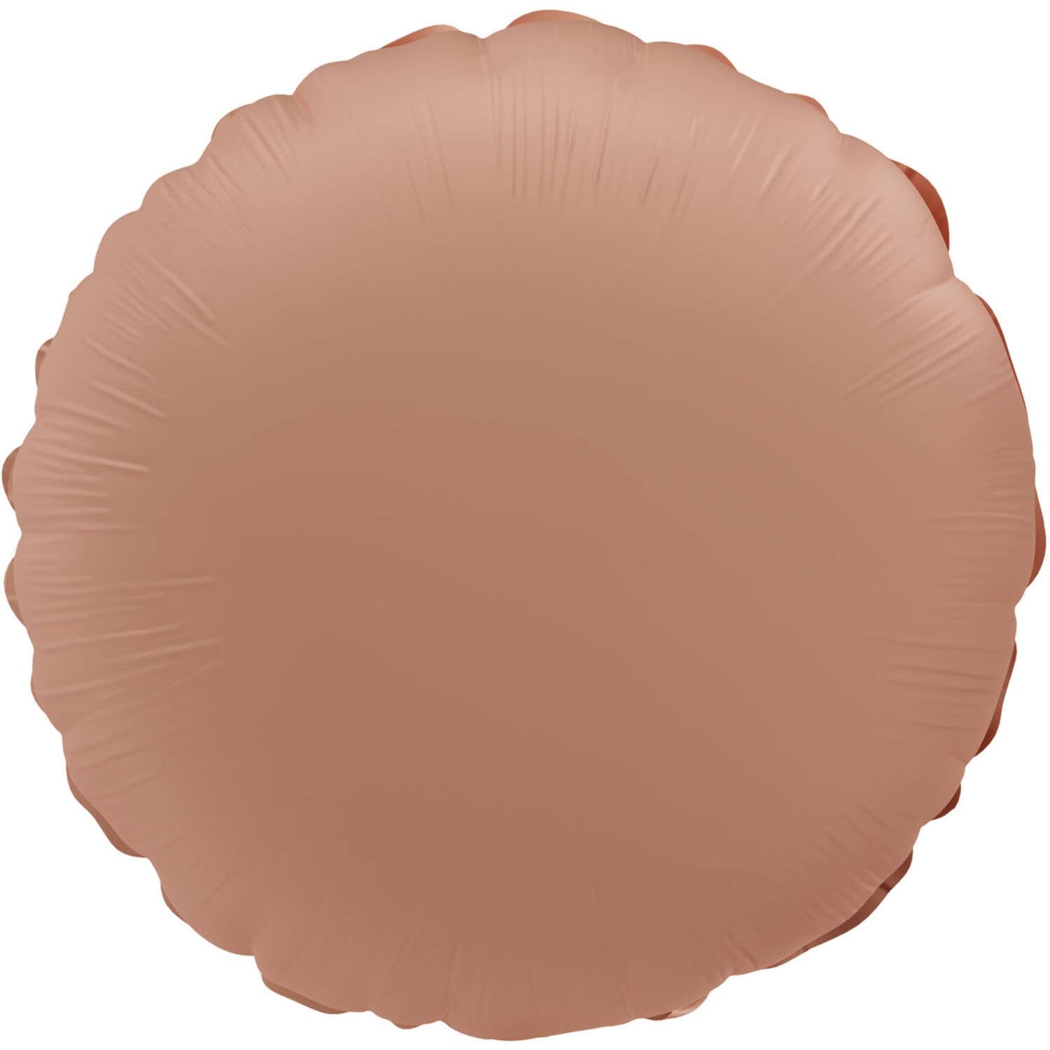 Palloncino in lamina rotonda opaca rosa vintage da 45 cm