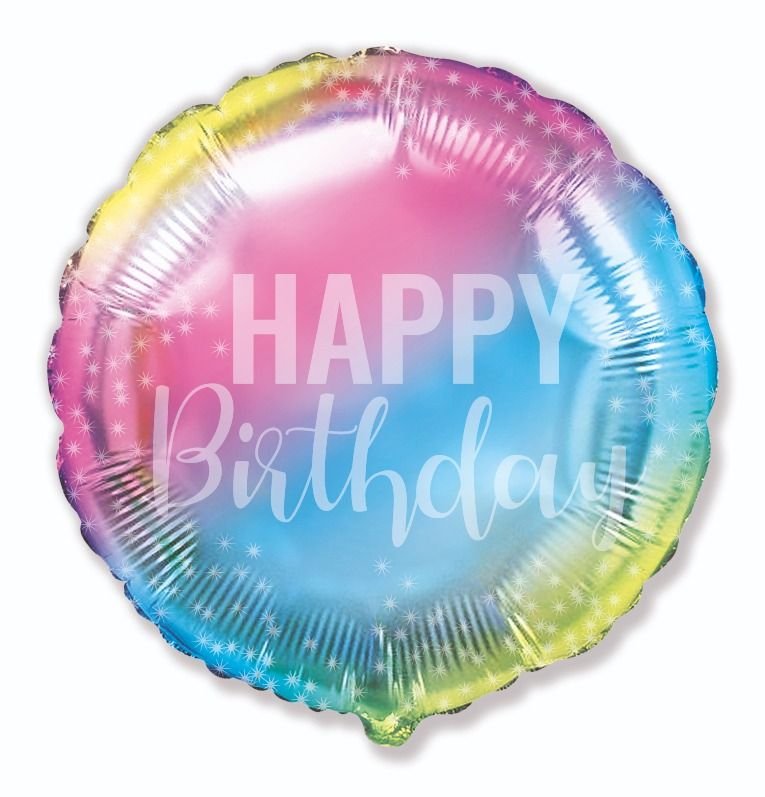 Globo Happy Birthday Multicolor 45 cm