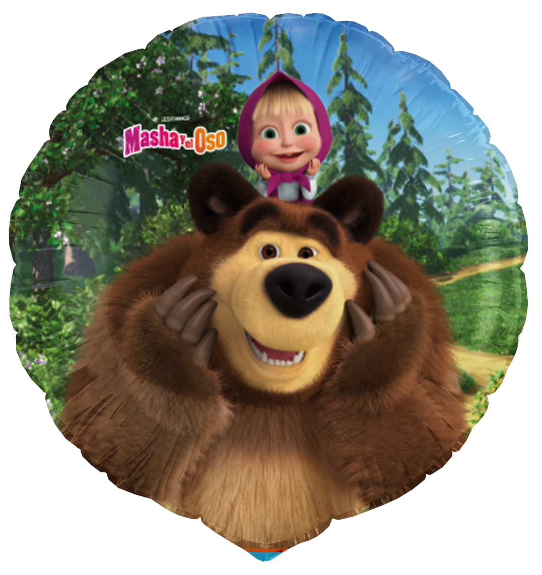 Globo Masha y El Oso 46 cm