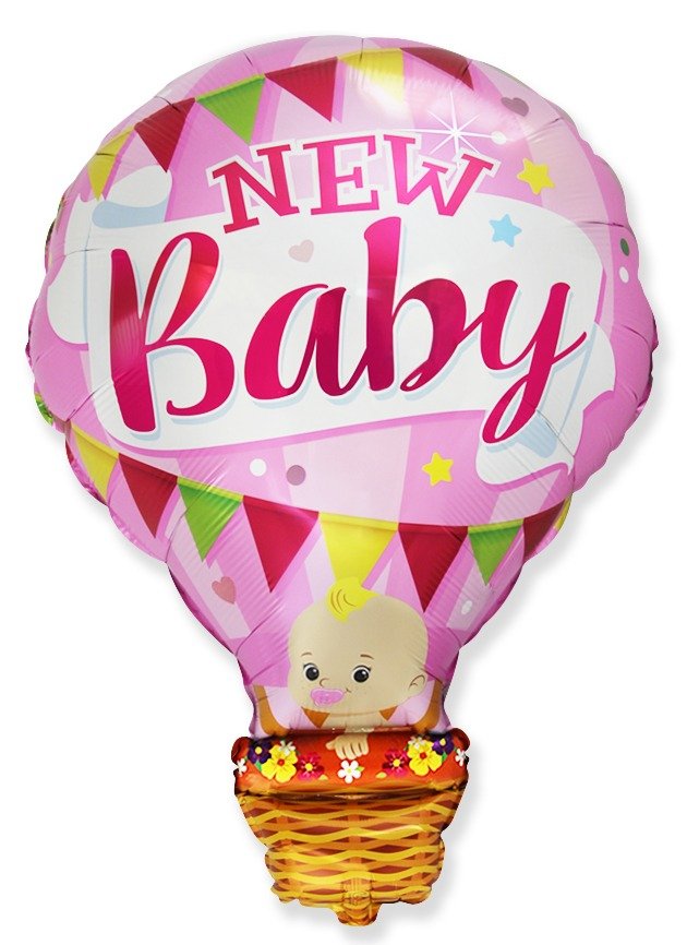 Globo New Baby Girl 90 x 65 cm