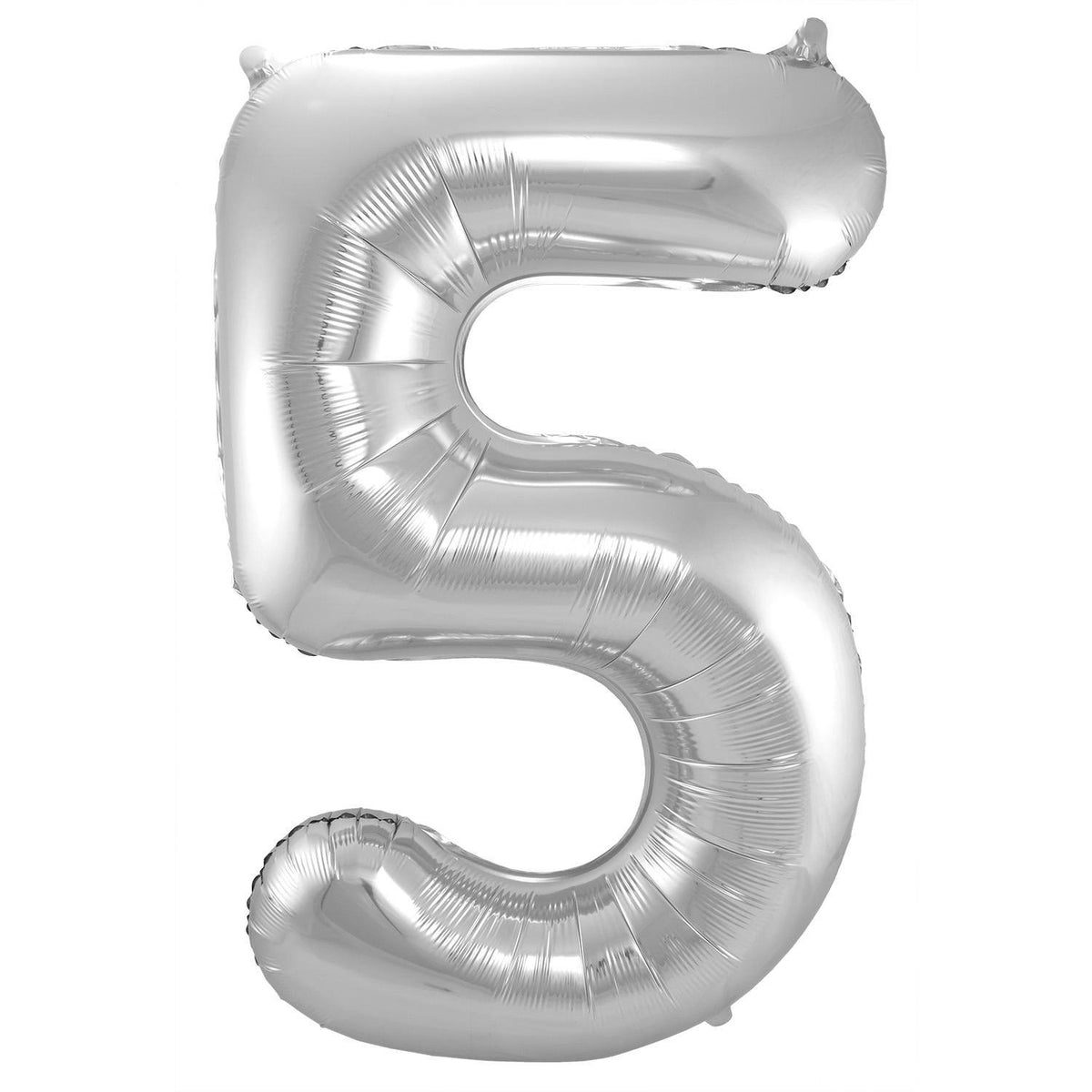 Palloncino numero 5, 86 cm, argento