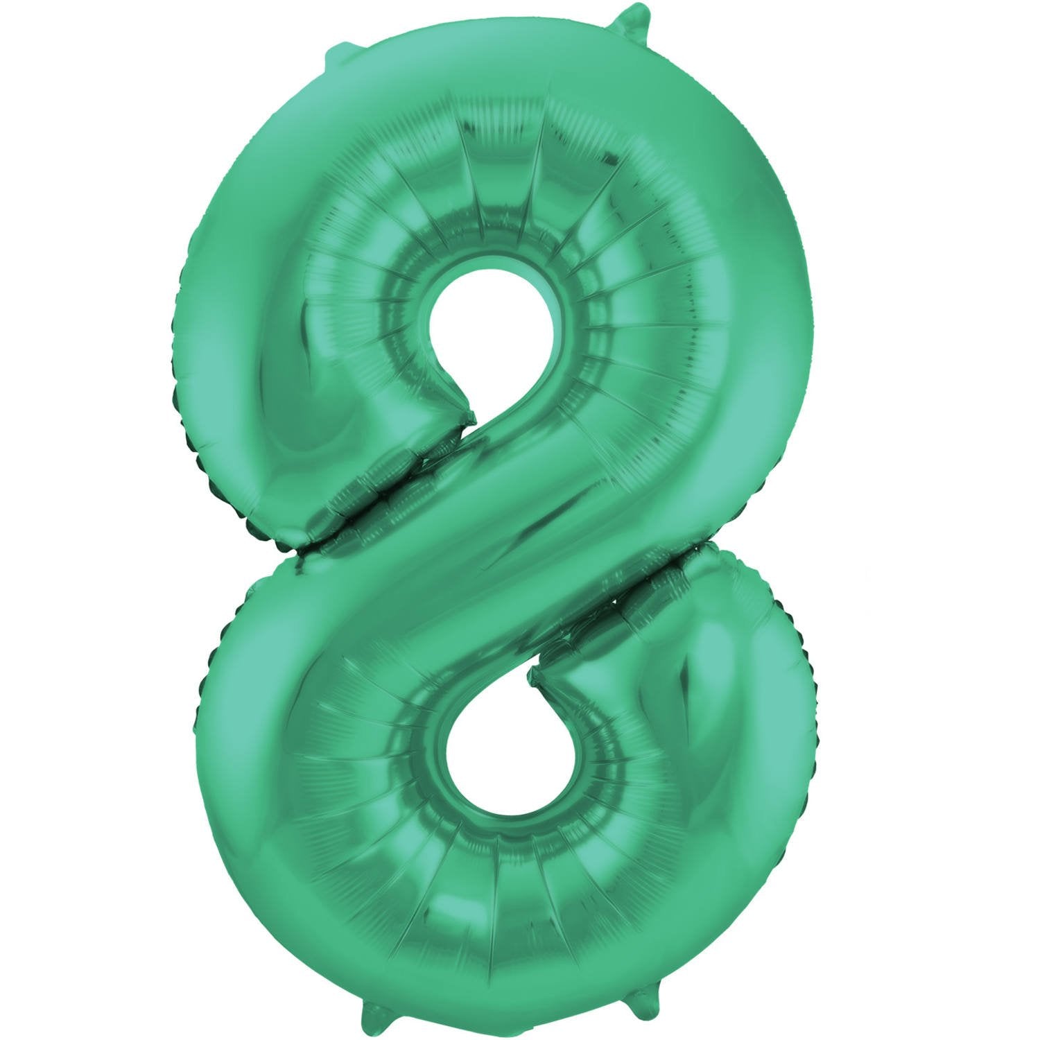 Ballon chiffre 8, 86 cm, vert mat