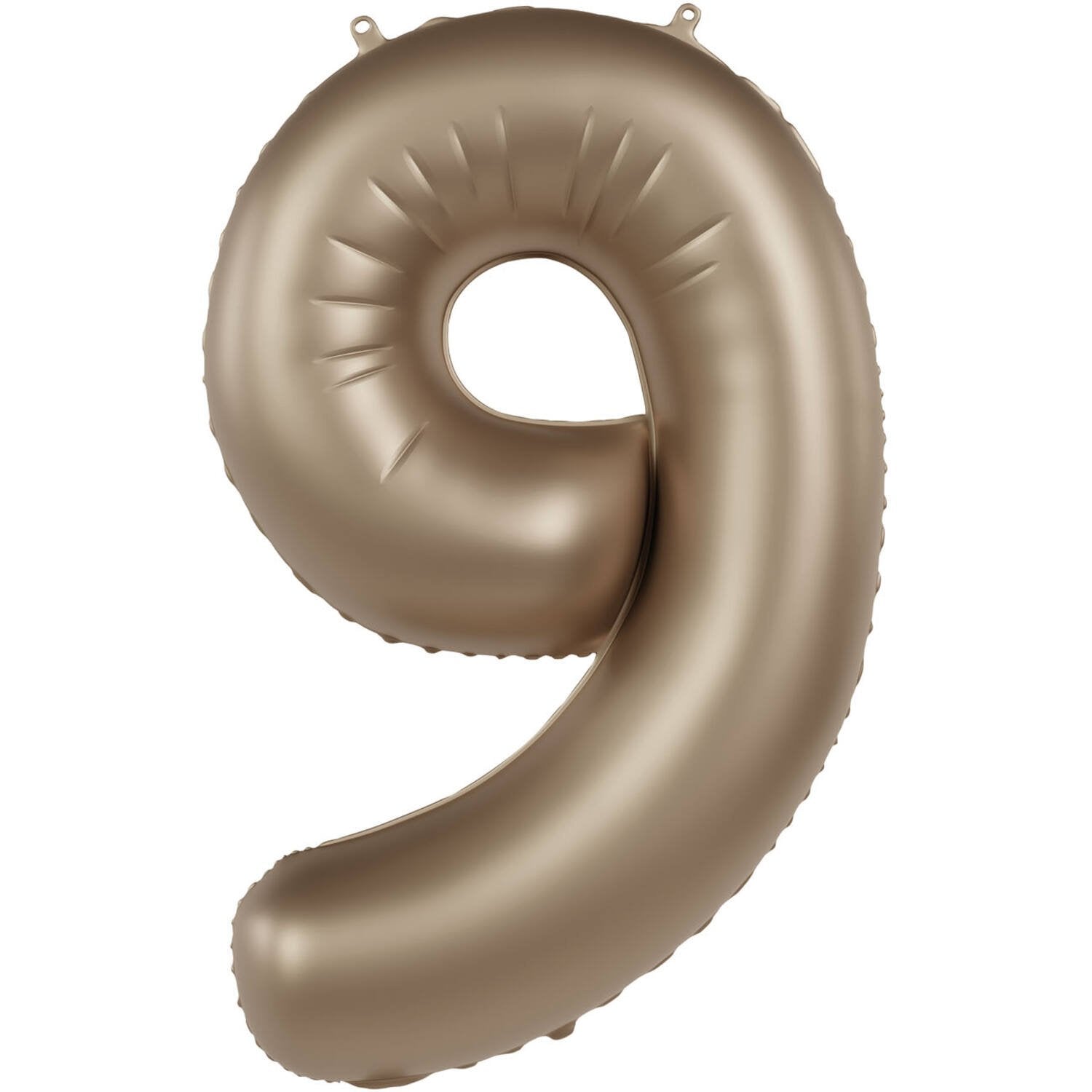 Palloncino numero 9 Starlight Gold Satin Glitter 86 cm