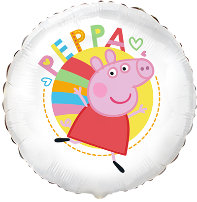 Ballon rond Peppa Pig 46 cm
