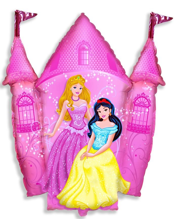 Palloncino Castello della Principessa 87 x 78 cm