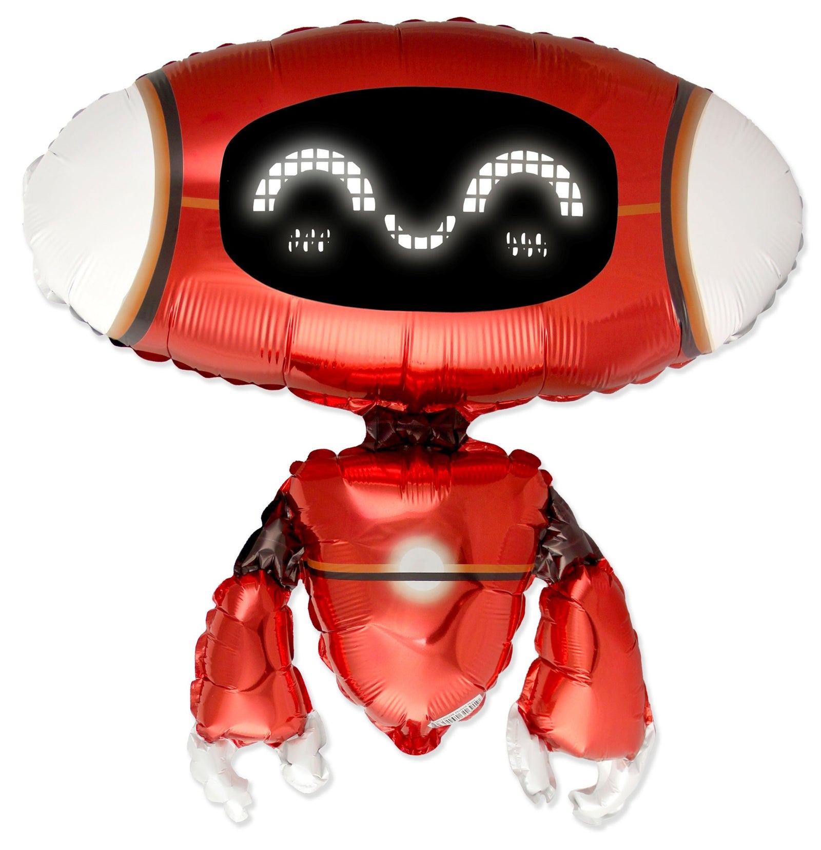 Palloncino robot rosso 68 x 60 cm