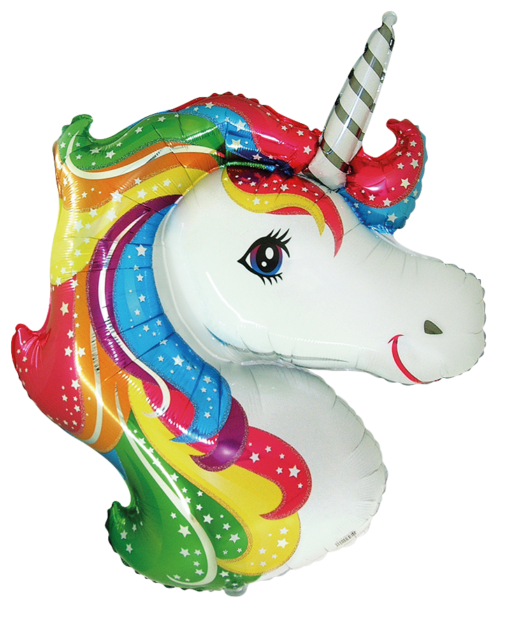 Testa di palloncino unicorno 101 x 79 cm