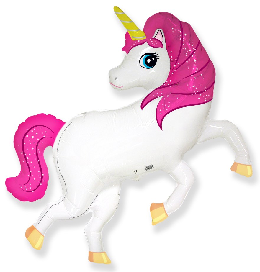 Palloncino Unicorno Rosa 105 x 101 cm
