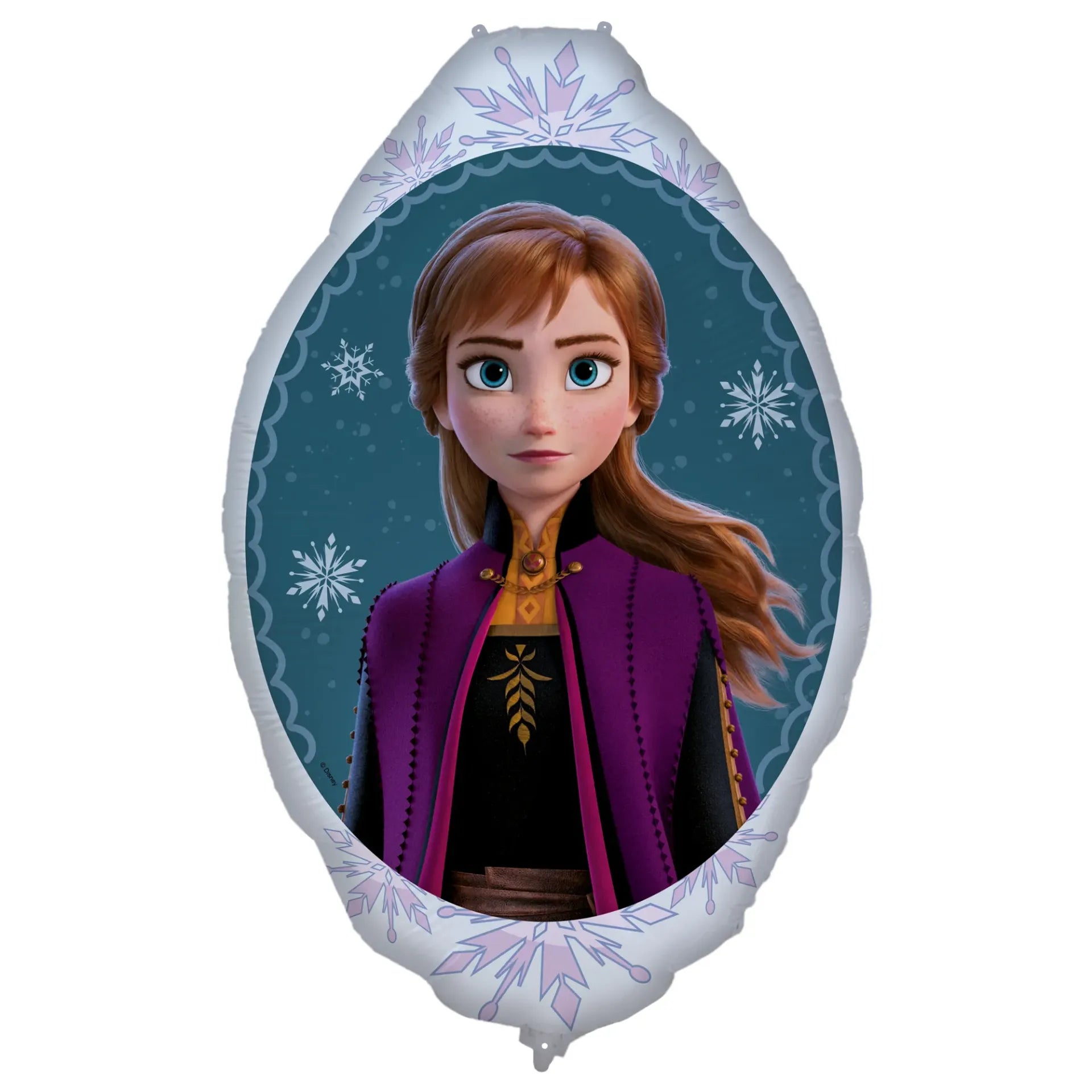 Ballon en aluminium Anna La Reine des Neiges 76 x 53 cm
