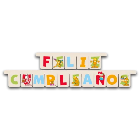 Guirnalda Feliz Cumpleaños Español Garfield