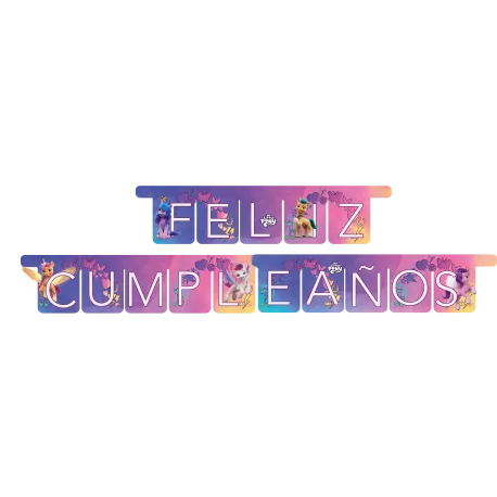 Guirnalda Español Feliz Cumpleaños My Little Pony