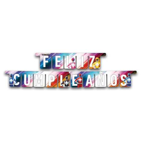 Guirnalda Español Power Rangers