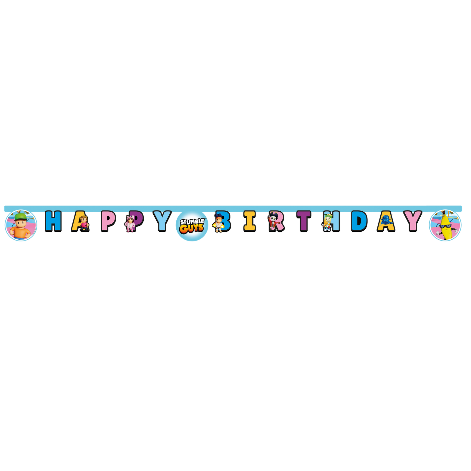 Buon compleanno Stumble Guys Garland