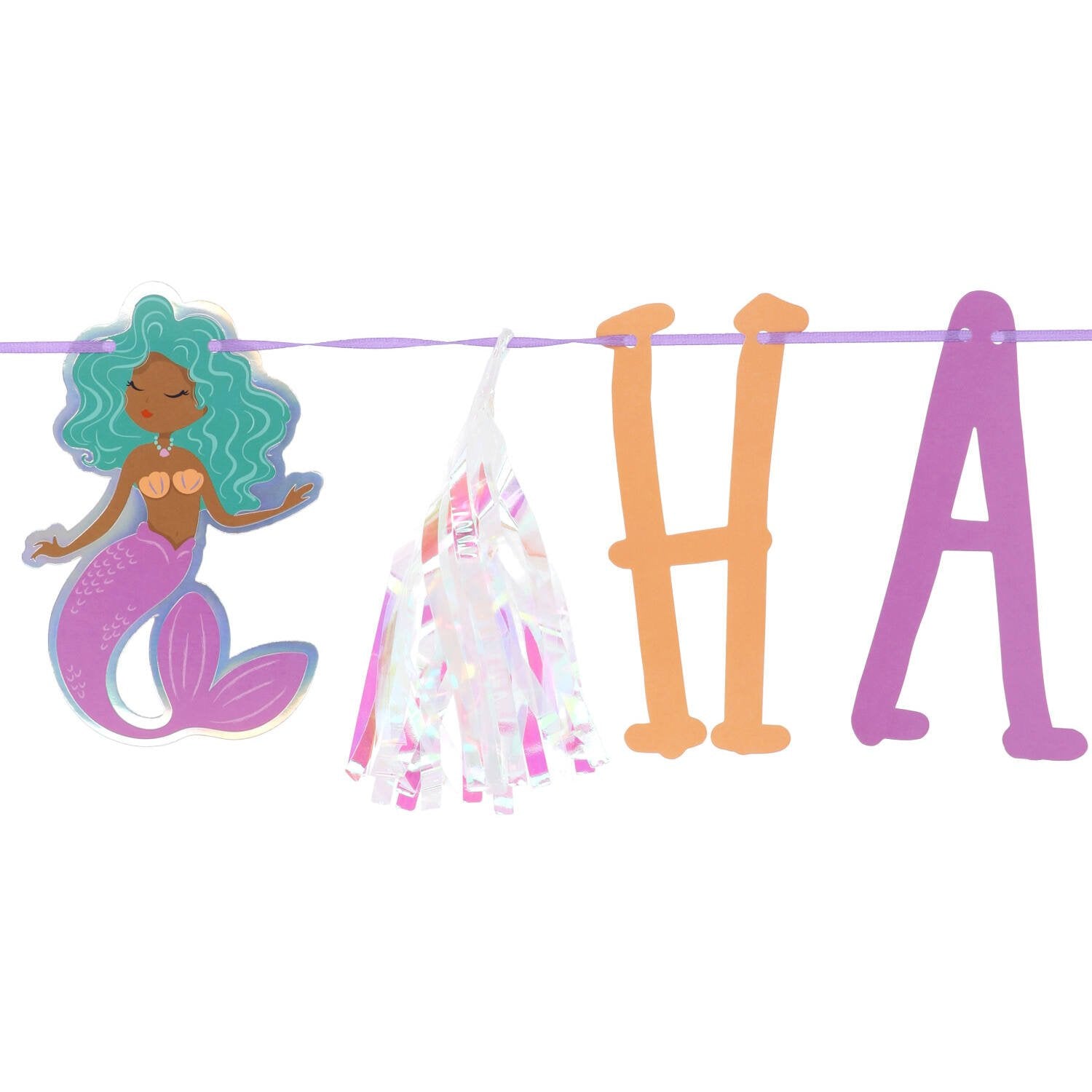 Ghirlanda di lettere magiche da sirena 1,5 m