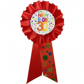 Badge 30e anniversaire à pois
