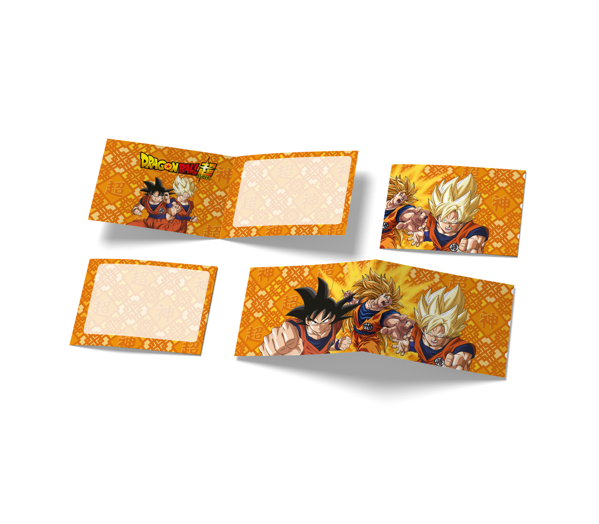 6 inviti Dragon Ball 24 x 8 cm