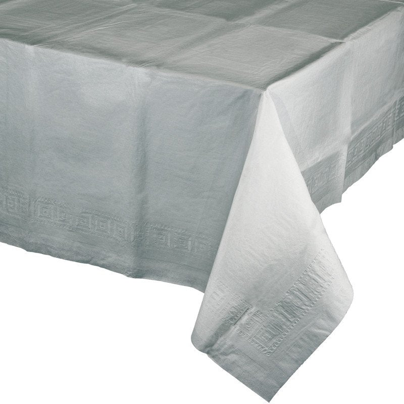 TOVAGLIA DI CARTA 274 X 137 CM ARGENTO LUCENTE