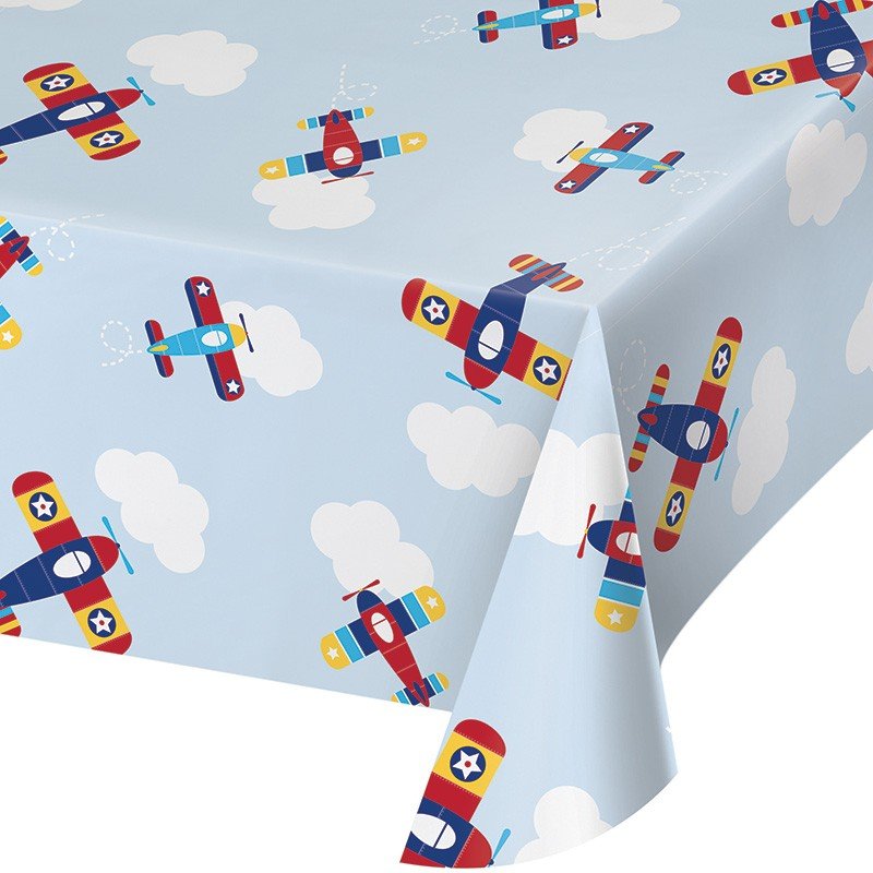 TOVAGLIA DI PLASTICA 120 x 180 CM LIL AIRPLANE