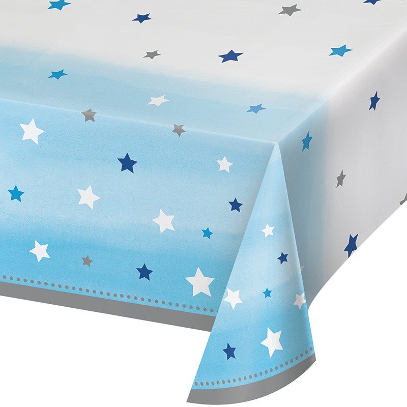 MANTEL DE PLASTICO 259 x 137 CM ONE LITTLE STAR - BOY