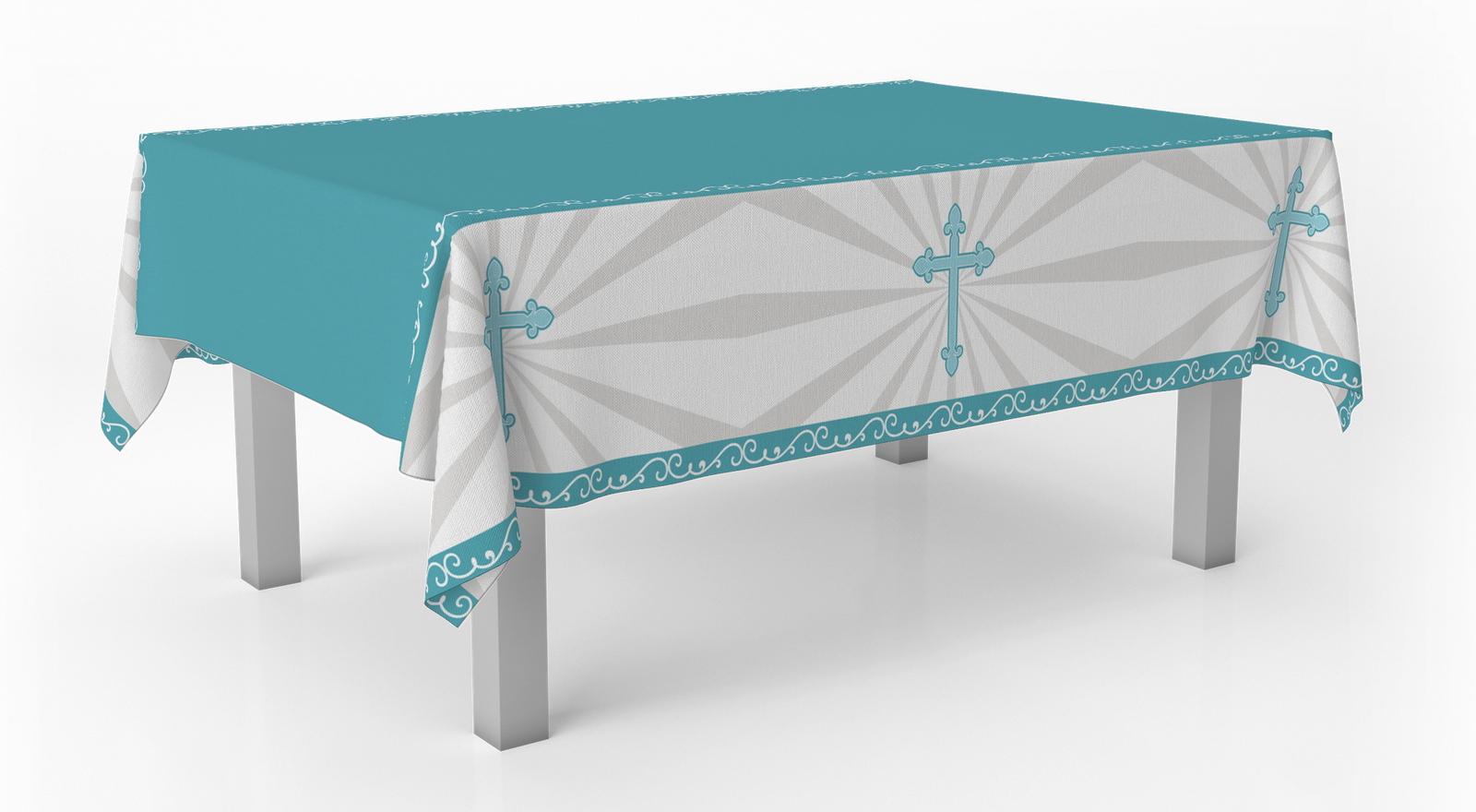 Mantel Divinity Blue 120 x 180 cm