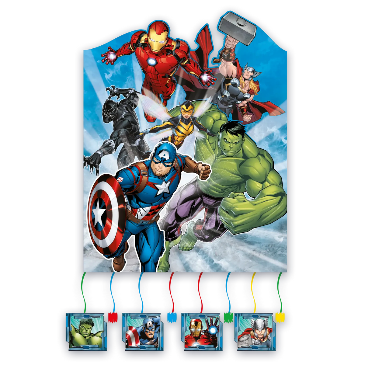 PIÑATA AVENGERS 27 x 21 cm