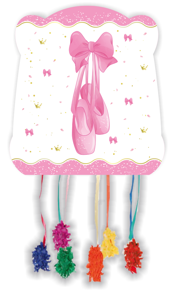 PIÑATA PER FESTA DI BALLETTO BASE 28 x 33 cm