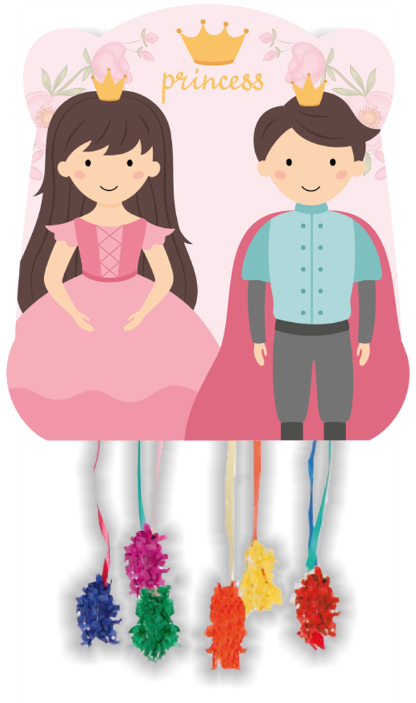 PIÑATA BASIC SWEET PRINCESS 28 X 33 CM