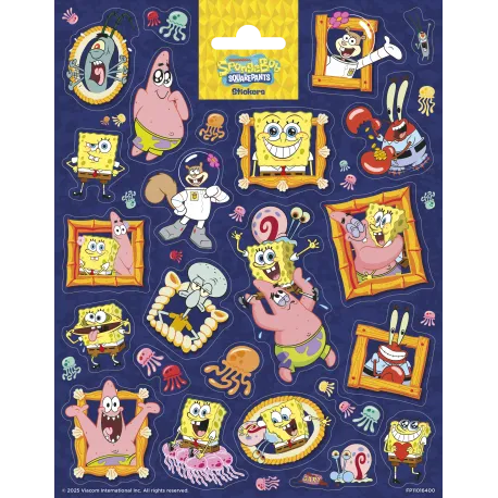 Pegatinas Bob Esponja 156 x 200 mm