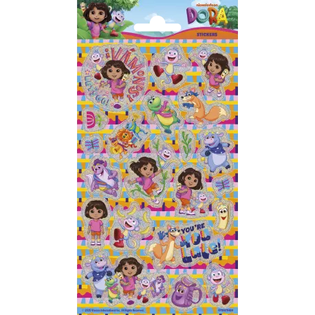 Adesivi glitterati Dora 102 x 200 mm