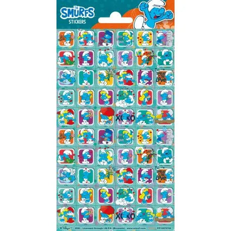 Pegatinas Pitufos 102 x 200 mm