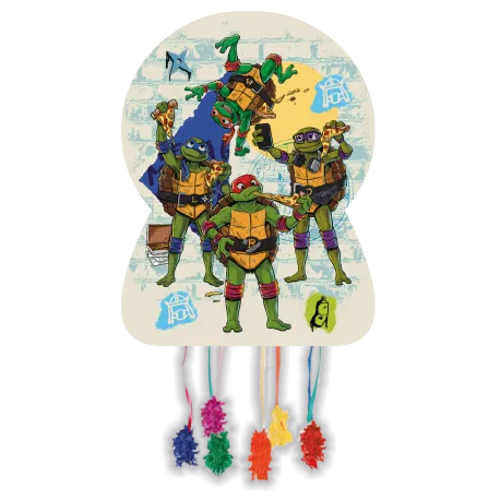 Piñata 65 x 46 cm Tortugas Ninja