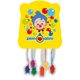 Piñata Clown Basique Plim Plim 28 x 33 cm