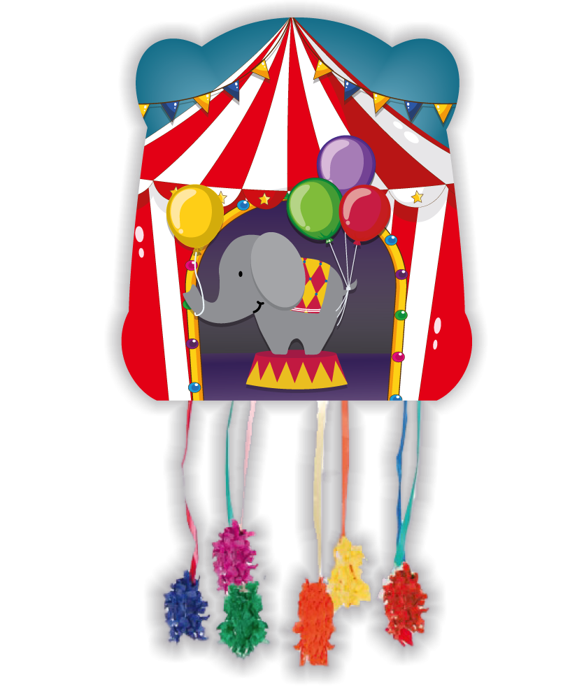 Piñata Circo 28 x 33 cm