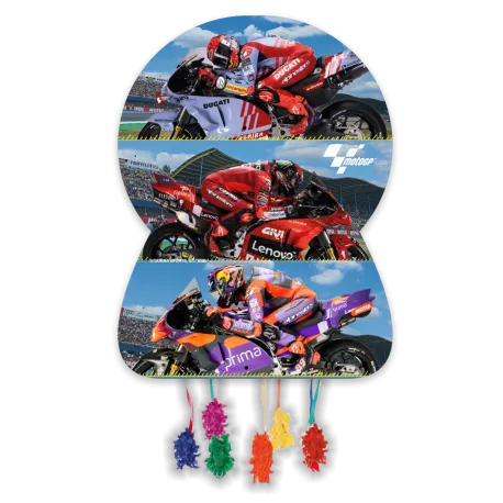 Piñata grande Moto GP 65 x 46 cm