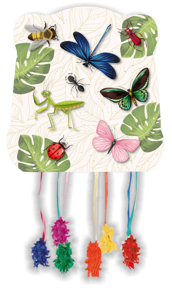 Piñata per feste di insetti 28 x 33 cm