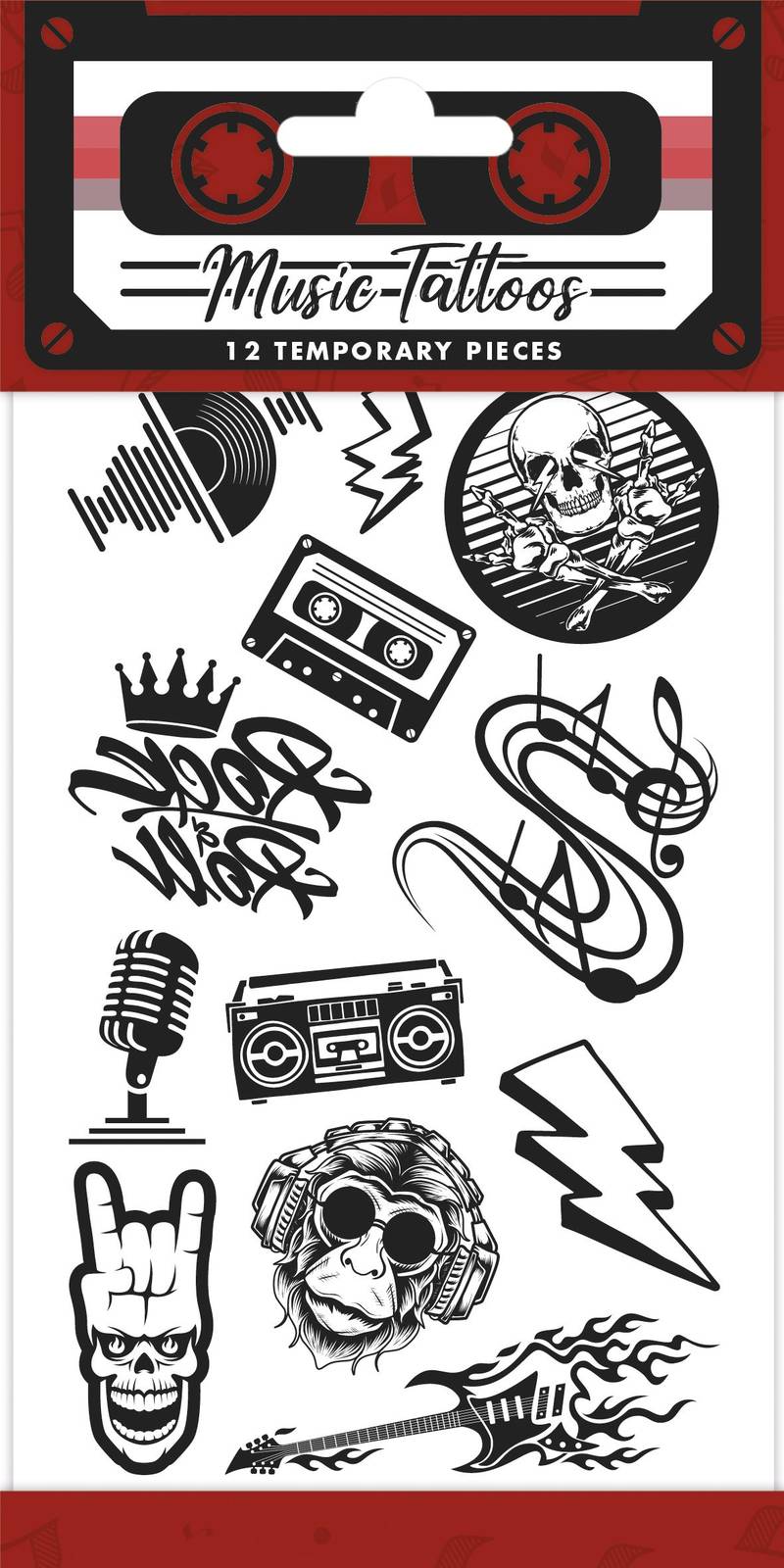 Festa con musica e tatuaggi