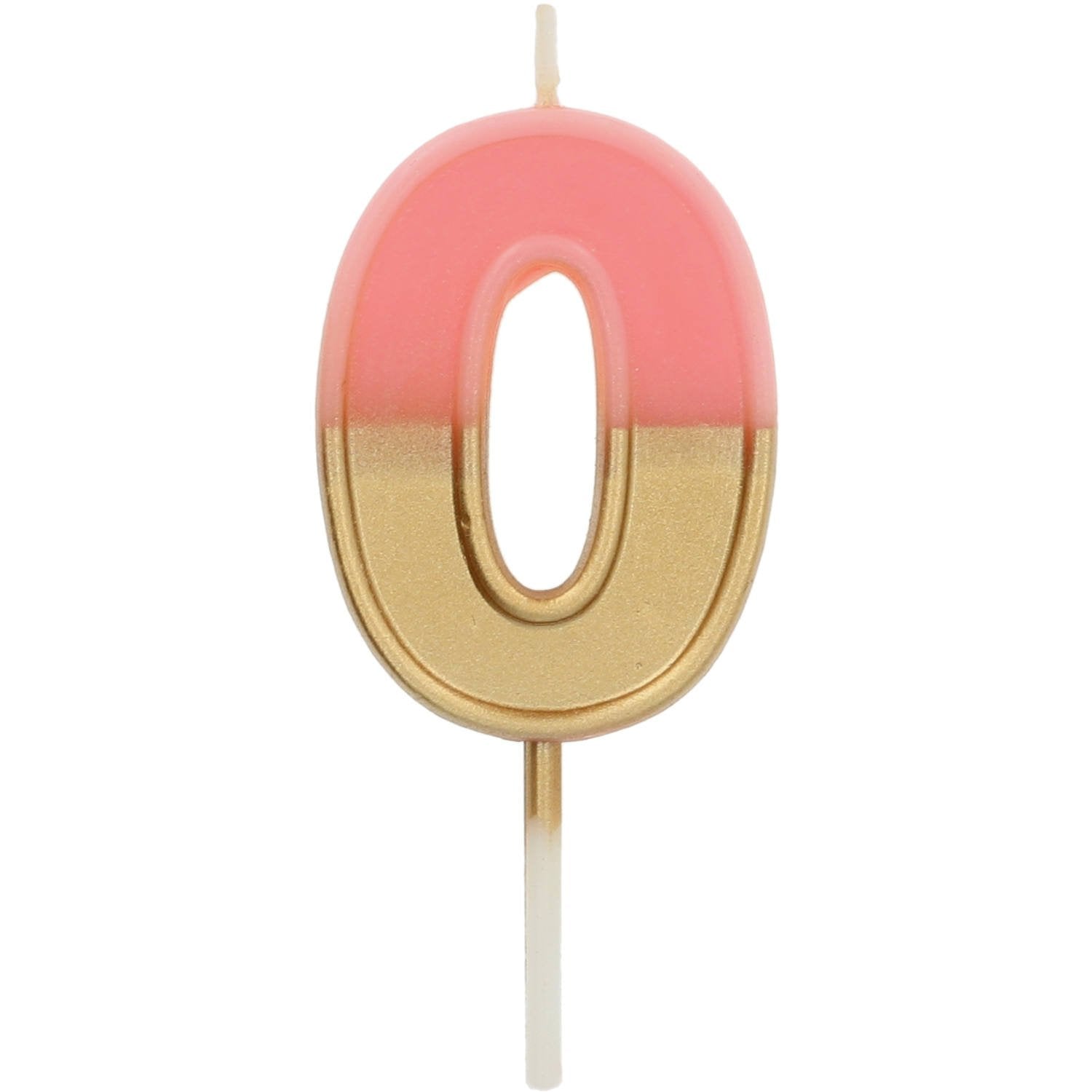 Bougie bicolore numéro 0 5 cm