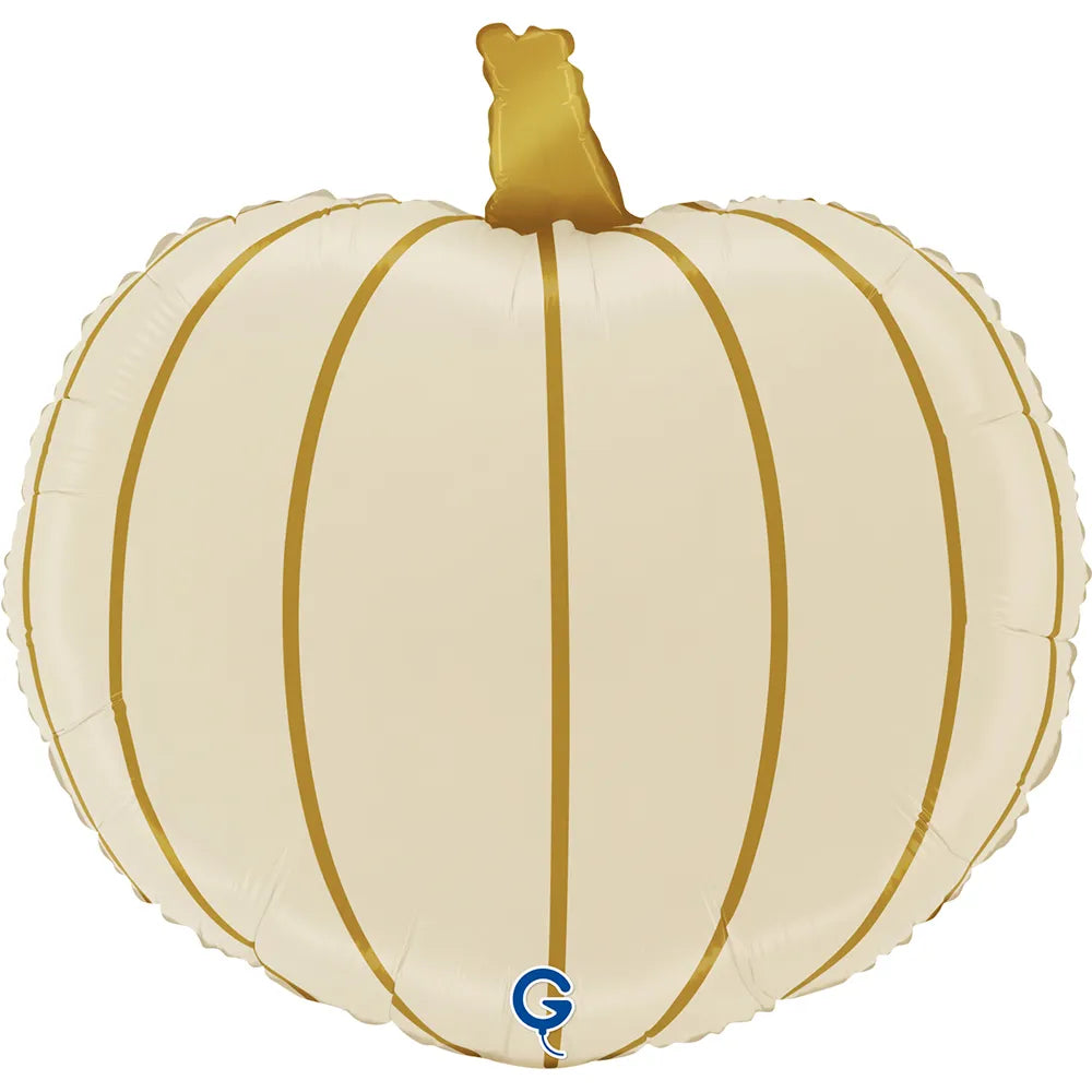 Globo Calabaza Crema Halloween 39x39x23cm