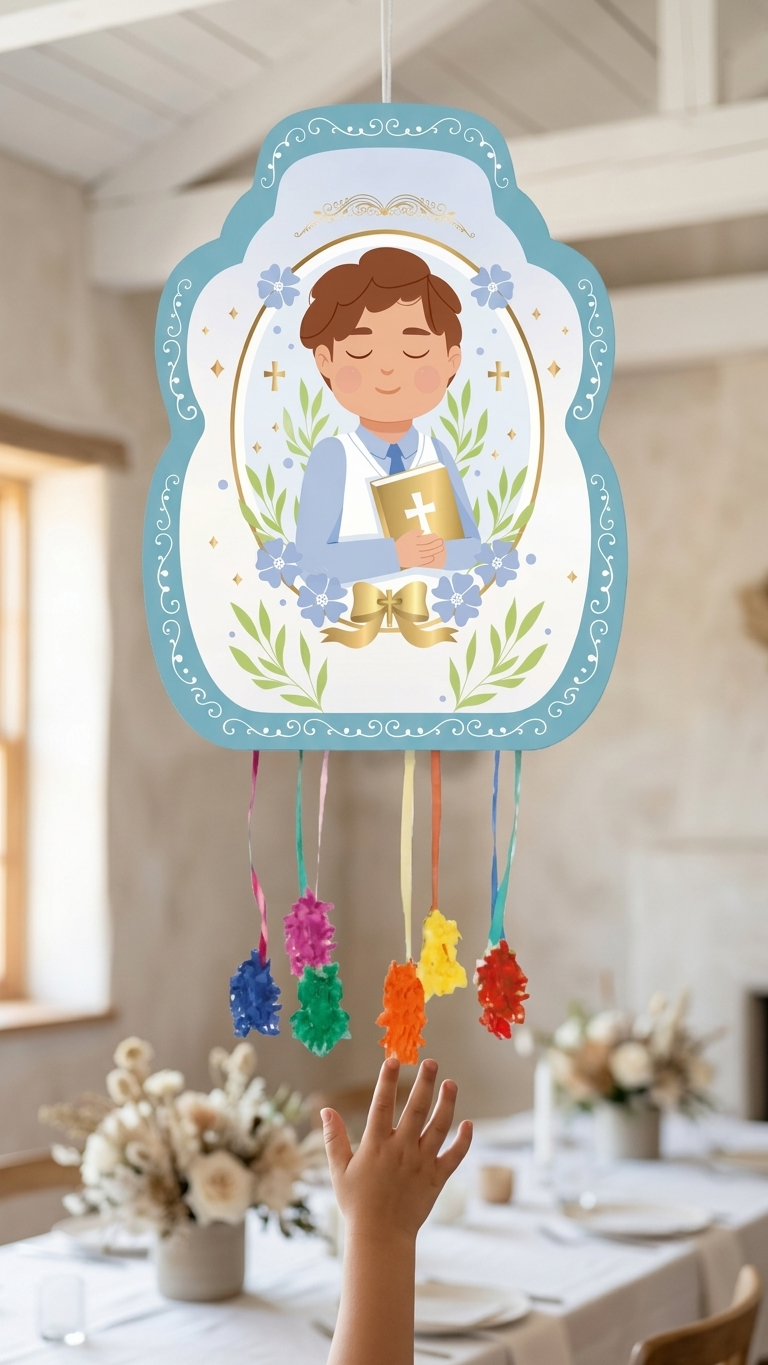 Piccola Piñata 33 x 28 cm Bambino della Comunione